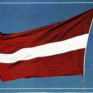 Steagul Letoniei: istorie și culori. Steagul și stema Letoniei