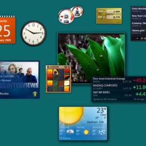 Gadget-uri pentru Windows 7: cum să le instalați?
