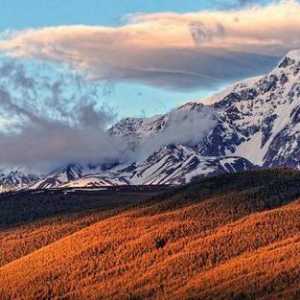 Unde sunt Munții de Aur din Altai? Fotografie a Munților de Aur din Altai