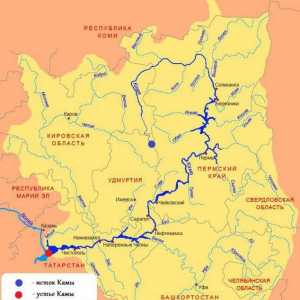 De unde se află sursa râului Kama? Geografie și fapte interesante