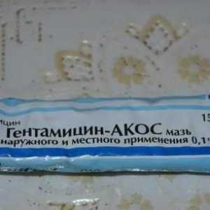 Gentamicin-Akos: de ce unguent? Indicații pentru utilizare