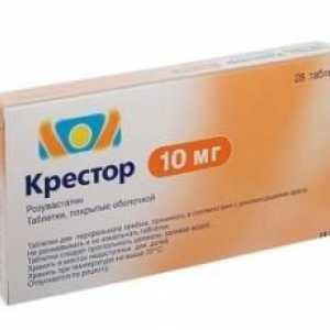 Preparatul Gipolipidemichesky `Krestor`: instrucțiunea privind aplicarea