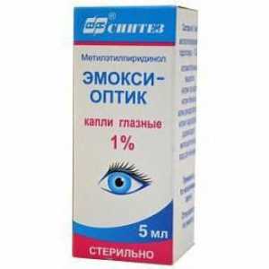 Picături pentru ochi `Emoksi-Optik`: instrucțiuni de utilizare, recenzii, analogi