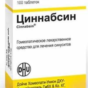 Tablete homeopatice `Cinnabsin`: instrucțiuni de utilizare