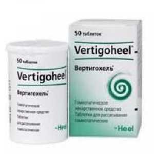 Preparatul homeopatic "Vertigochel": instrucțiunea privind aplicarea