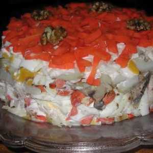 Pregătim un tort de salate de sărbătoare