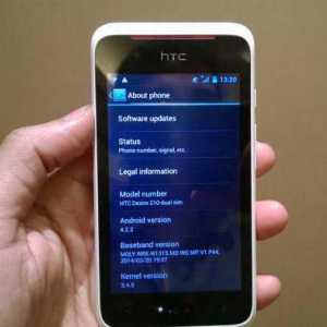 HTC Desire 210: comentarii și caracteristici