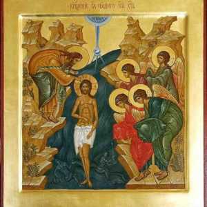 Icon de "Botezul Domnului": semnificația icoanei (fotografie)