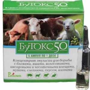 Medicamentul pentru insectă-acaricidă "Butox": instrucțiuni de utilizare