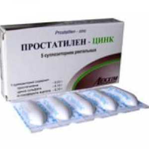 Instrucțiuni pentru utilizarea supozitoarelor rectale `Prostatilen-Zinc`