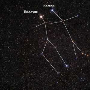 Obiecte interesante ale constelației Gemeni. Stele Pollux și Castor