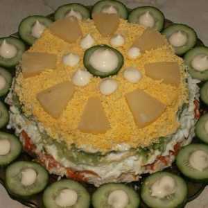 Bratara de smarald - salata cu kiwi