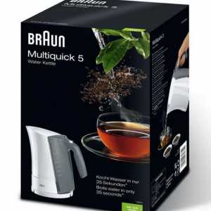 Ceainic electric Braun WK-500: comentarii, descriere