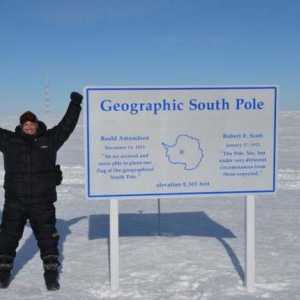 Polul Sud și cucerirea sa. Care este lățimea geografică a Polului Sud?