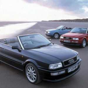 Cabriolets `Audi` (Audi): listă, specificații, fotografii și recenzii ale modelelor