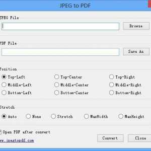 Cum se convertește JPG în PDF