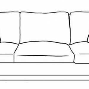 Cum de a desena o canapea în etape