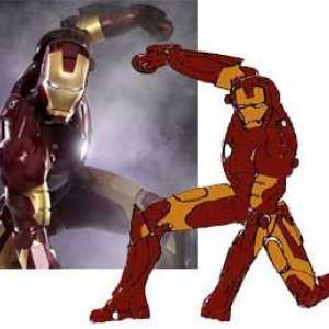 Cum să atragă Iron Man pas cu pas