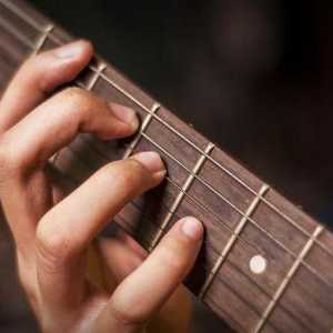 Cum să țineți chitara cu mâna stângă?