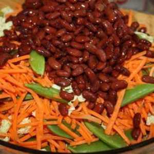 Cum să pregătești o salată cu morcovi și fasole coreeană?