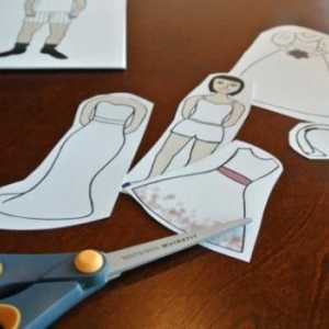 Cum de a face o păpușă din hârtie: câteva idei