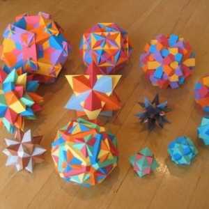 Cum se face un polyhedron din hârtie. Polyhedrons din hârtie