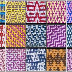 Cum să tricot modele de două culori cu ace de tricotat: modele și descriere