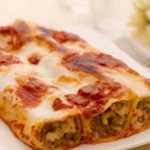 Cannelloni: rețetă cu carne și broccoli