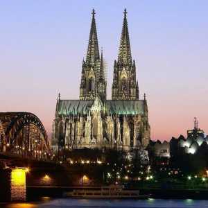 Catedrala din Köln din Germania - un obiect al patrimoniului cultural mondial al UNESCO