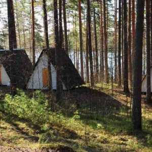 Camping în regiunea Leningrad în sânul naturii