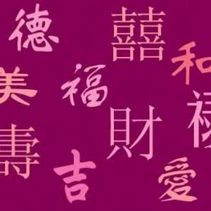 Hieroglife chinezești de noroc, dragoste și fericire