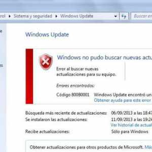 Codul de eroare 800b0001 Windows 7: ceea ce este și cum să se ocupe de ea