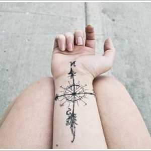 Compas - tatuaj fericit