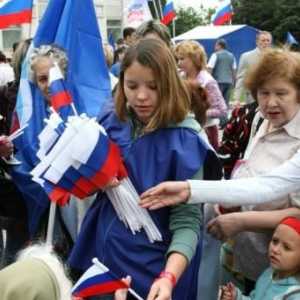 Sărbătoare colorată - Ziua Flagului în Rusia