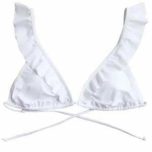 Costum de baie cu volane pe corset: cine este potrivit și cum să alegi?