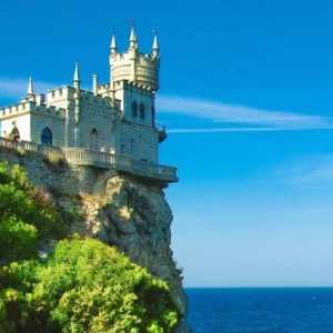 "Cuibul înghițirii" în Crimeea - un castel romantic în spiritul Evului Mediu
