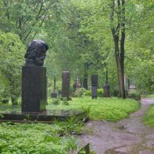 `Poduri literare` din cimitirul Volkovsky, Sankt-Petersburg: descriere,…