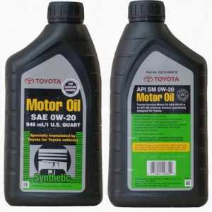 Toyota Oil 0W20: descriere și recenzii