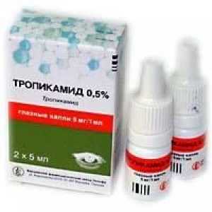 Medicamentul "Tropicamidă" (picături pentru ochi): proprietăți și instrucțiuni de…