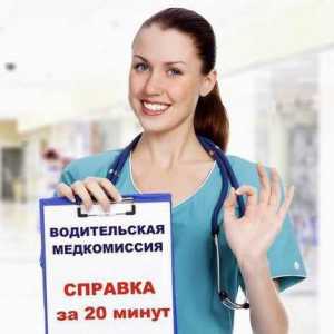 Tabla medicală pentru șoferi, Vladivostok: centre medicale "Sanas", "Asclepius"