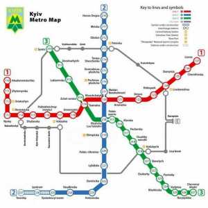 Kiev Metro: schema și modul de funcționare