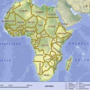 Geografia mondială. Punctele extreme ale Africii și coordonatele lor