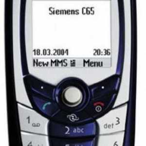 Telefon mobil Siemens C65: fotografii, specificatii