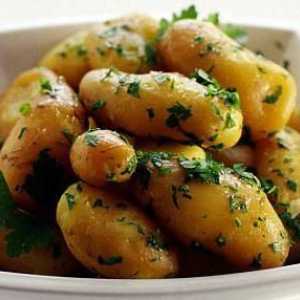 Cartofi tineri: calorii și proprietăți utile. Cartofi tineri într-o coajă coapte în cuptor. Cartofi…