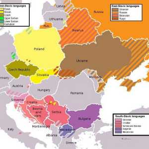 Pe ce ramuri sunt divizate popoarele slave? Popoarele slavice antice și moderne