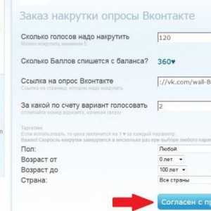 Punctajul sondajelor "VKontakte" de la A la Z