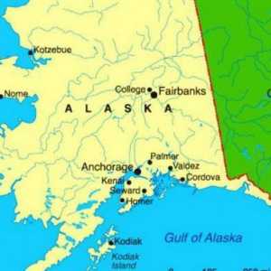 Populația din Alaska, locația geografică, istoria