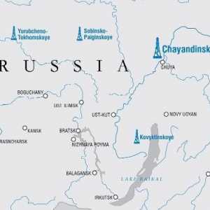 Rezervele de petrol și gaze din câmpul Chayandinskoye
