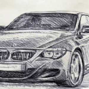 Mai multe moduri de a desena o masina "BMW" de modele diferite
