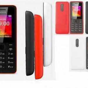 Privire de ansamblu asupra telefonului cu butoane Nokia 106
